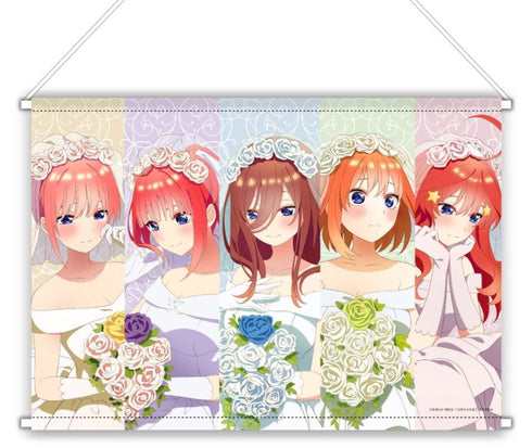 『五等分の花嫁∫∫』全員集合 描き下ろしB3タペストリー(ドレス)
